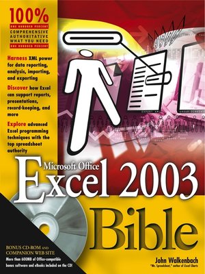 cover image of Excel 2003 Bible